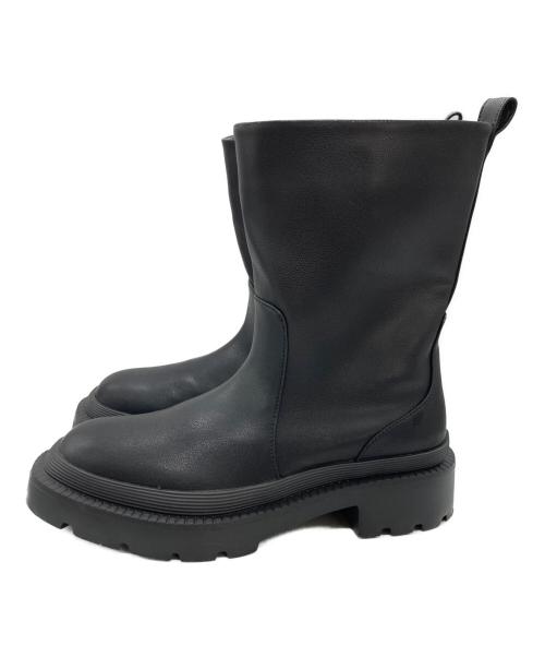 suadeo（スアデオ）suadeo (スアデオ) フェイクレザーエンジニアブーツ ブラック サイズ:SIZE L（ 24.5cm ～ 25.0cm）の古着・服飾アイテム