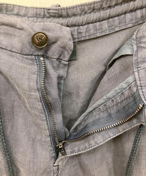 ARMANI JEANS（アルマーニジーンズ）ARMANI JEANS (アルマーニジーンズ) リネンパンツ ネイビー サイズ:SIZE 48の古着・服飾アイテム