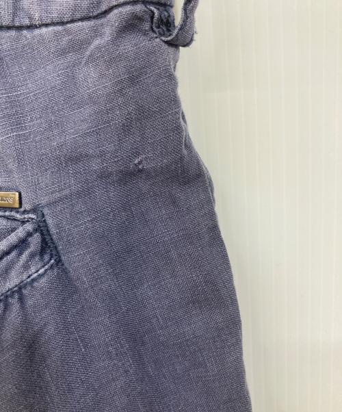 ARMANI JEANS（アルマーニジーンズ）ARMANI JEANS (アルマーニジーンズ) リネンパンツ ネイビー サイズ:SIZE 48の古着・服飾アイテム