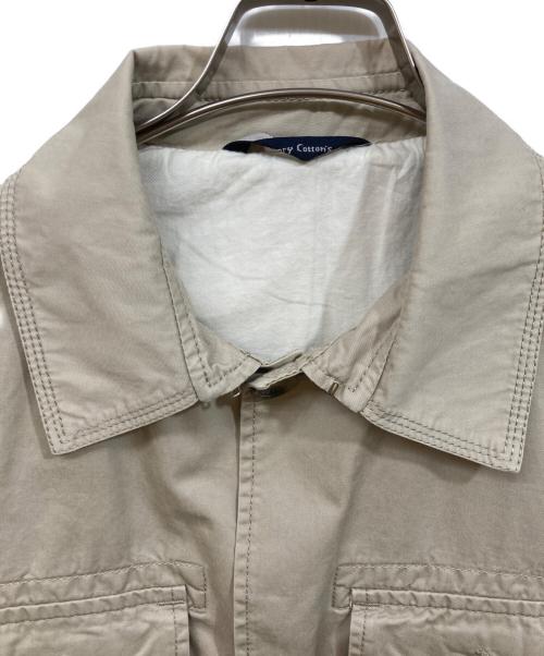 Henry Cotton's（ヘンリーコットンズ）Henry Cotton's (ヘンリーコットンズ) サファリジャケット ベージュ サイズ:	SIZE 50の古着・服飾アイテム