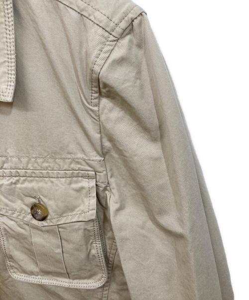 Henry Cotton's（ヘンリーコットンズ）Henry Cotton's (ヘンリーコットンズ) サファリジャケット ベージュ サイズ:	SIZE 50の古着・服飾アイテム