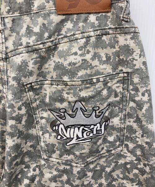 9090（9090）9090 (9090) デジタルカモパンツ グレー サイズ:SIZE Mの古着・服飾アイテム