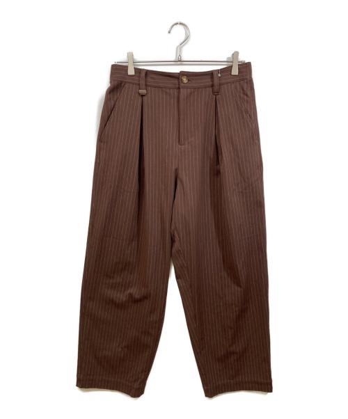 METALWOOD ELASTIC（メタルウッド）METALWOOD ELASTIC (メタルウッド) WAIST BAGGY PANT ブラウン サイズ:	SIZE Sの古着・服飾アイテム
