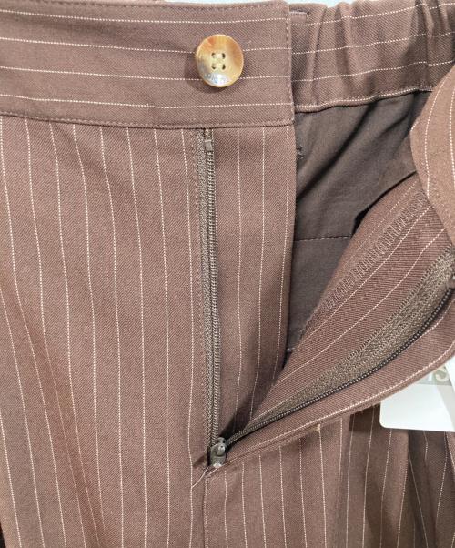 METALWOOD ELASTIC（メタルウッド）METALWOOD ELASTIC (メタルウッド) WAIST BAGGY PANT ブラウン サイズ:	SIZE Sの古着・服飾アイテム