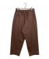 METALWOOD ELASTIC (メタルウッド) WAIST BAGGY PANT ブラウン サイズ:	SIZE S：8000円