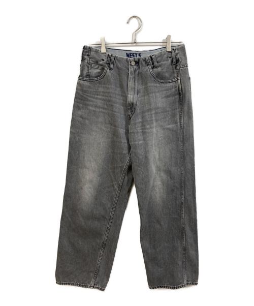 WESTOVERALLS（ウエストオーバーオールズ）WESTOVERALLS (ウエストオーバーオールズ) デニムパンツ ブラック サイズ:	SIZE 31の古着・服飾アイテム