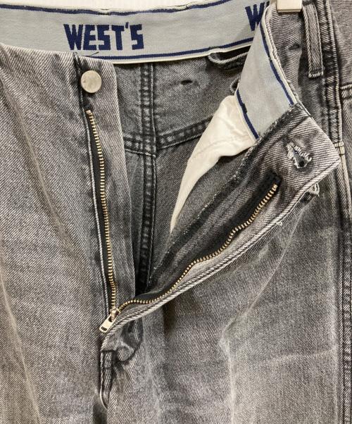 WESTOVERALLS（ウエストオーバーオールズ）WESTOVERALLS (ウエストオーバーオールズ) デニムパンツ ブラック サイズ:	SIZE 31の古着・服飾アイテム