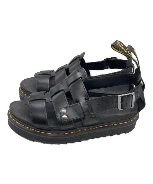 Dr.Martens（ドクターマーチン）Dr.Martens (ドクターマーチン) ストラップサンダル ブラック サイズ:	SIZE 43の古着・服飾アイテム
