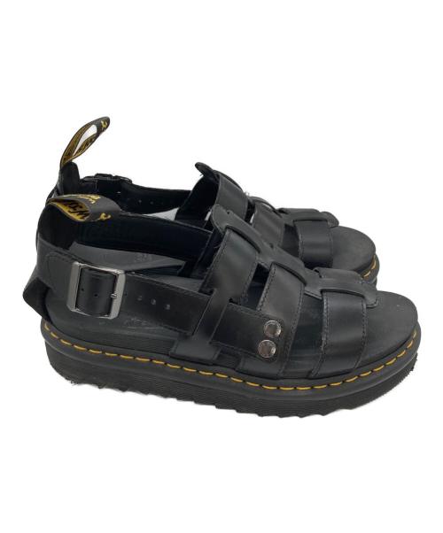 Dr.Martens（ドクターマーチン）Dr.Martens (ドクターマーチン) ストラップサンダル ブラック サイズ:	SIZE 43の古着・服飾アイテム