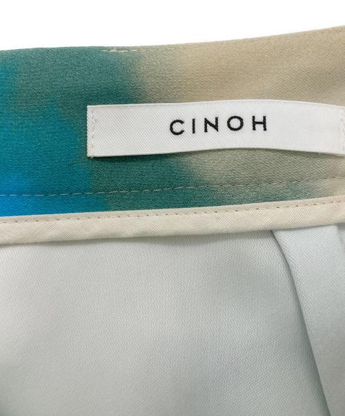 CINOH（チノ）CINOH (チノ) タイダイレーススカート マルチカラー サイズ:38の古着・服飾アイテム