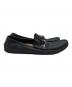 中古・古着 GUCCI (グッチ) ホースビットドライビングローファー ブラック サイズ:9　1／2：9000円