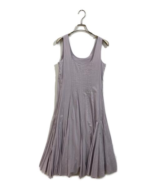 MARIHA（マリハ）MARIHA (マリハ) ノースリーブワンピース バイオレット サイズ:	SIZE 36の古着・服飾アイテム