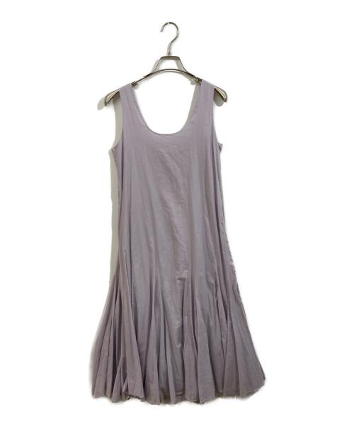 MARIHA（マリハ）MARIHA (マリハ) ノースリーブワンピース バイオレット サイズ:	SIZE 36の古着・服飾アイテム