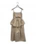 ROSY LUCE (ロージールーチェ) Peplum Jacquard Dress ベージュ サイズ:SIZE S：9000円
