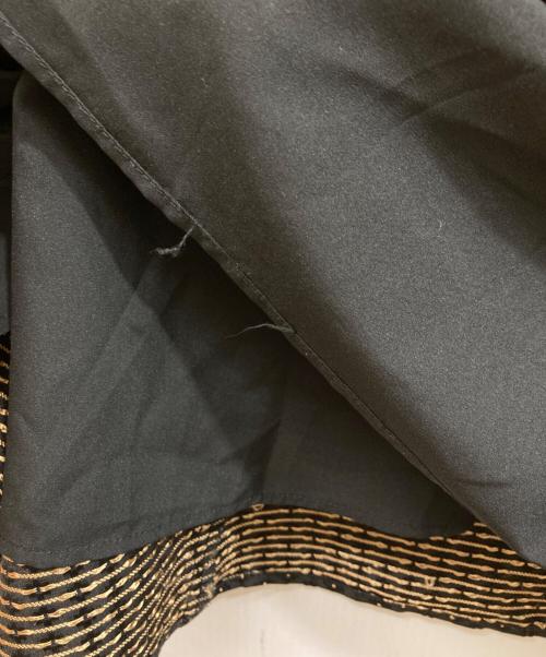 ROSY LUCE（ロージールーチェ）ROSY LUCE (ロージールーチェ) JACQUARD FRILL DRESS ブラック サイズ:	SIZE Sの古着・服飾アイテム