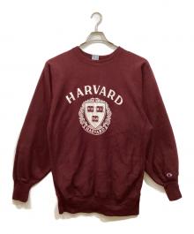 Champion REVERSE WEAVE（チャンピオン リバース ウィーブ）の古着「カレッジロゴスウェット」｜レッド