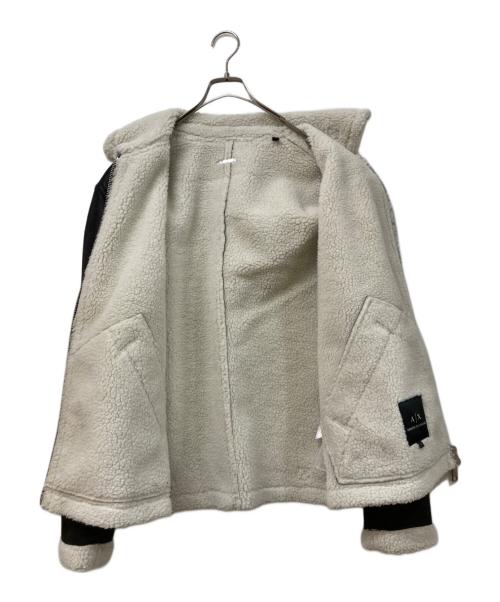 ARMANI EXCHANGE（アルマーニ エクスチェンジ）ARMANI EXCHANGE (アルマーニ エクスチェンジ) ファイクムートンジャケット ブラック サイズ:Lの古着・服飾アイテム
