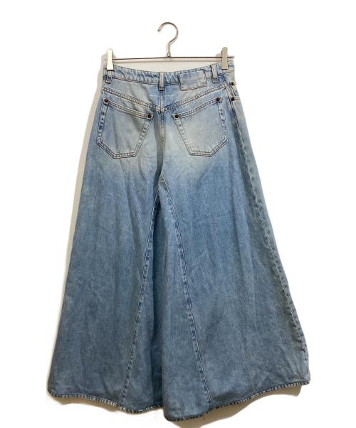 MM6 Maison Margiela（エムエムシックスメゾンマルジェラ）MM6 Maison Margiela (エムエムシックスメゾンマルジェラ) ワイドレッグデニムデニムパンツ インディゴ サイズ:SIZE 36の古着・服飾アイテム