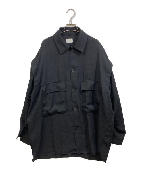 NUMBER (N)INE（ナンバーナイン）NUMBER (N)INE (ナンバーナイン) シャツジャケット ブラック サイズ:SIZE 3の古着・服飾アイテム