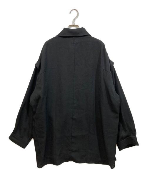 NUMBER (N)INE（ナンバーナイン）NUMBER (N)INE (ナンバーナイン) シャツジャケット ブラック サイズ:SIZE 3の古着・服飾アイテム