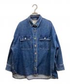 Snidel×Healthy DENIMスナイデル×ヘルシーデニム）の古着「デニムシャツジャケット」｜インディゴ