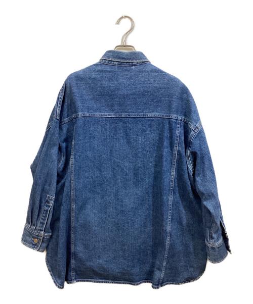 Snidel（スナイデル）Snidel (スナイデル) Healthy DENIM (ヘルシーデニム) デニムシャツジャケット インディゴ サイズ:Freeの古着・服飾アイテム