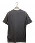 PRADA (プラダ) ロゴ刺繍 VネックTシャツ グレー サイズ:	SIZE M：12000円