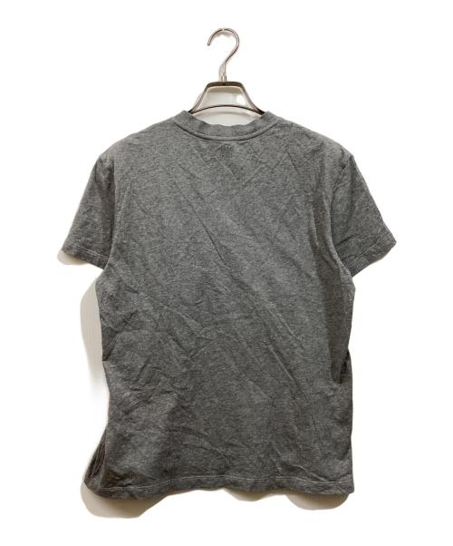 AMI Alexandre Mattiussi（アミアレクサンドルマテュッシ）AMI Alexandre Mattiussi (アミアレクサンドルマテュッシ) ロゴ刺繍Tシャツ グレー サイズ:Sの古着・服飾アイテム