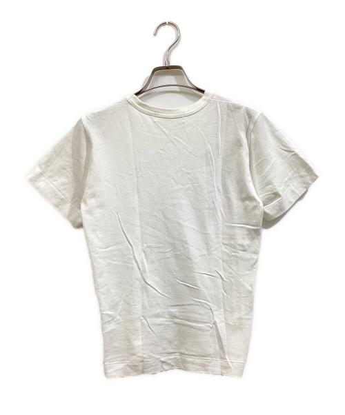 PLAY COMME des GARCONS（プレイコムデギャルソン）PLAY COMME des GARCONS (プレイコムデギャルソン) ハートワッペン半袖Ｔシャツ ホワイト サイズ:Mの古着・服飾アイテム