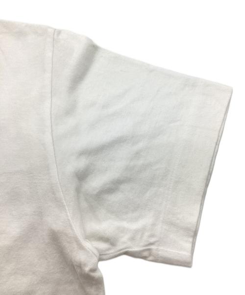PLAY COMME des GARCONS（プレイコムデギャルソン）PLAY COMME des GARCONS (プレイコムデギャルソン) ハートワッペン半袖Ｔシャツ ホワイト サイズ:Mの古着・服飾アイテム