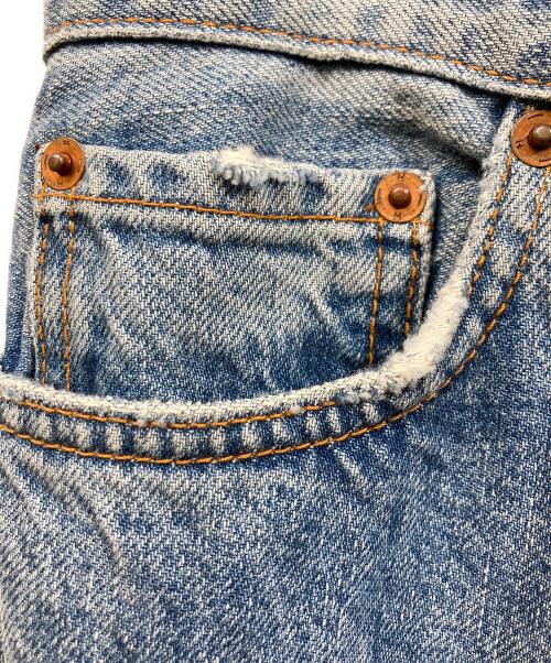 haikure（ハイクル）haikure (ハイクル) ワイドデニムパンツ ブルー サイズ:size 24の古着・服飾アイテム