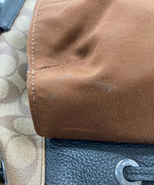 COACH（コーチ）COACH (コーチ) Hudson Backpack ブラウンの古着・服飾アイテム