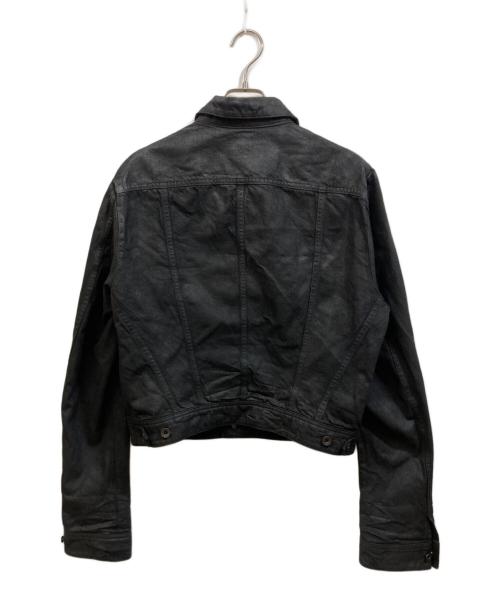 JULIUS（ユリウス）JULIUS (ユリウス) COATED 10oz DENIM JACKET ブラック サイズ:4の古着・服飾アイテム
