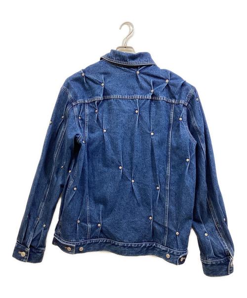 KUSIKOHC（クシコック）KUSIKOHC (クシコック) Multi Rivet Denim Jacket インディゴ サイズ:Sの古着・服飾アイテム