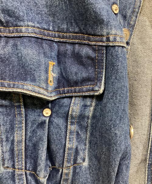 KUSIKOHC（クシコック）KUSIKOHC (クシコック) Multi Rivet Denim Jacket インディゴ サイズ:Sの古着・服飾アイテム