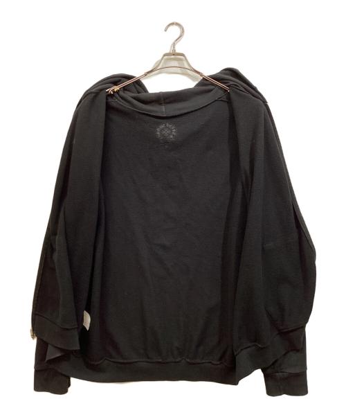 CHROME HEARTS（クロムハーツ）CHROME HEARTS (クロムハーツ) DEADLLY DOLL (デッドリードール) バックプリントジップパーカー ブラック サイズ:XLの古着・服飾アイテム