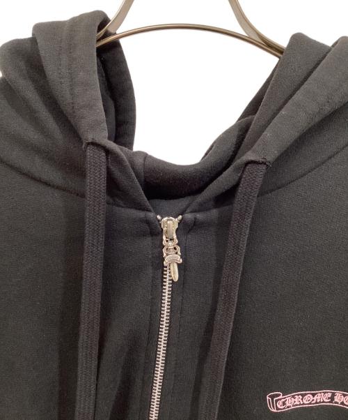 CHROME HEARTS（クロムハーツ）CHROME HEARTS (クロムハーツ) DEADLLY DOLL (デッドリードール) バックプリントジップパーカー ブラック サイズ:XLの古着・服飾アイテム