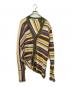PERVERZE（パーバーズ）の古着「color stripe knit cardigan」｜マルチカラー
