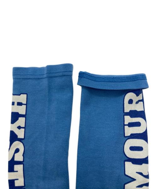 Hysteric Glamour（ヒステリックグラマー）Hysteric Glamour (ヒステリックグラマー) ロングスリーブTシャツ ホワイト×ブルー サイズ:Freeの古着・服飾アイテム