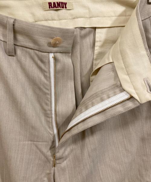RANDY（ランディー）RANDY (ランディー) SHOPPING CART ACCORDION PANTS ベージュ サイズ:SIZE 1の古着・服飾アイテム