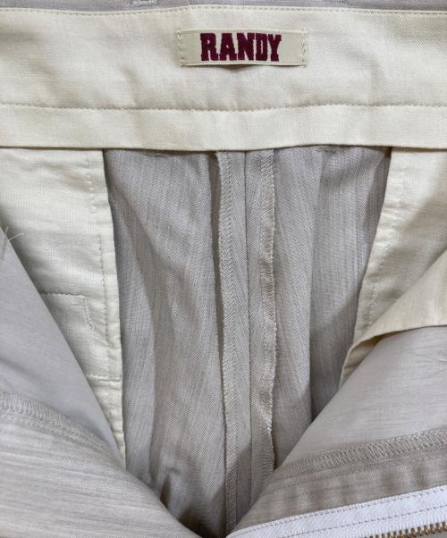 RANDY（ランディー）RANDY (ランディー) SHOPPING CART ACCORDION PANTS ベージュ サイズ:SIZE 1の古着・服飾アイテム