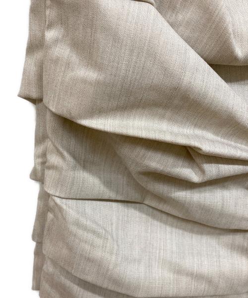 RANDY（ランディー）RANDY (ランディー) SHOPPING CART ACCORDION PANTS ベージュ サイズ:SIZE 1の古着・服飾アイテム