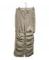 RANDY（ランディー）の古着「SHOPPING CART ACCORDION PANTS」｜ベージュ