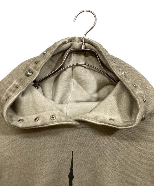 THUG CLUB（サグ クラブ）THUG CLUB (サグ クラブ) Peace Stud Hoodie ベージュ サイズ:4の古着・服飾アイテム
