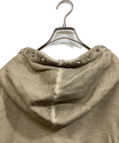 THUG CLUB（サグ クラブ）THUG CLUB (サグ クラブ) Peace Stud Hoodie ベージュ サイズ:4の古着・服飾アイテム