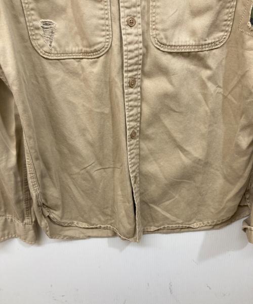 Denim & Supply Ralph Lauren（デニム＆サプライ ラルフローレン）DENIM & SUPPLY RALPH LAUREN (デニム＆サプライ ラルフローレン) ミリタリーシャツ ベージュ サイズ:SIZE Sの古着・服飾アイテム