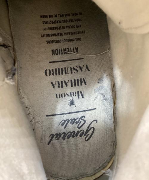 Maison MIHARA YASUHIRO（メゾン ミハラ ヤスヒロ）Maison MIHARA YASUHIRO (メゾン ミハラ ヤスヒロ) GENERAL SCALE VT CANVAS Boots ブラック サイズ:43の古着・服飾アイテム
