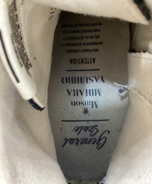 Maison MIHARA YASUHIRO（メゾン ミハラ ヤスヒロ）Maison MIHARA YASUHIRO (メゾン ミハラ ヤスヒロ) GENERAL SCALE VT CANVAS Boots ブラック サイズ:43の古着・服飾アイテム