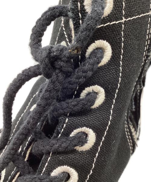 Maison MIHARA YASUHIRO（メゾン ミハラ ヤスヒロ）Maison MIHARA YASUHIRO (メゾン ミハラ ヤスヒロ) GENERAL SCALE VT CANVAS Boots ブラック サイズ:43の古着・服飾アイテム