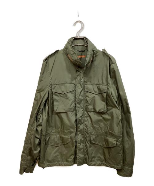 ASPESI（アスペジ）ASPESI (アスペジ) パッカブルナイロンブルゾン カーキ サイズ:SIZE Mの古着・服飾アイテム